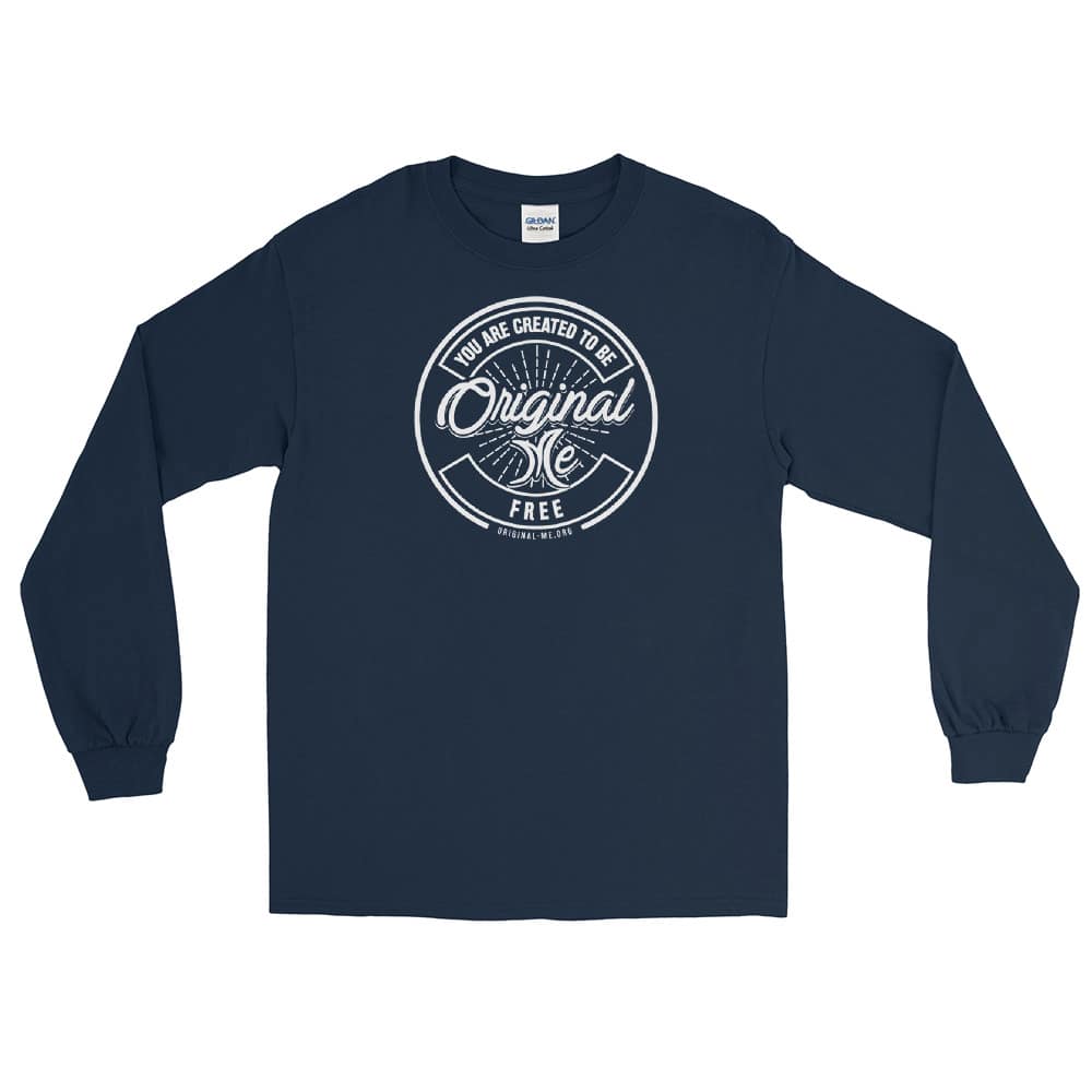 Retro - Free - Long Sleeve T-Shirt - Original Me - Image 2