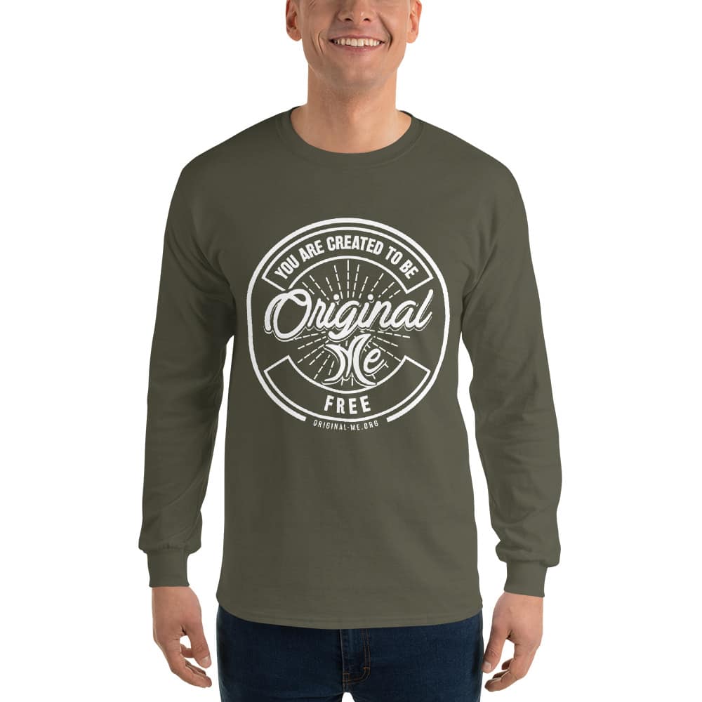 Retro - Free - Long Sleeve T-Shirt - Original Me - Image 14