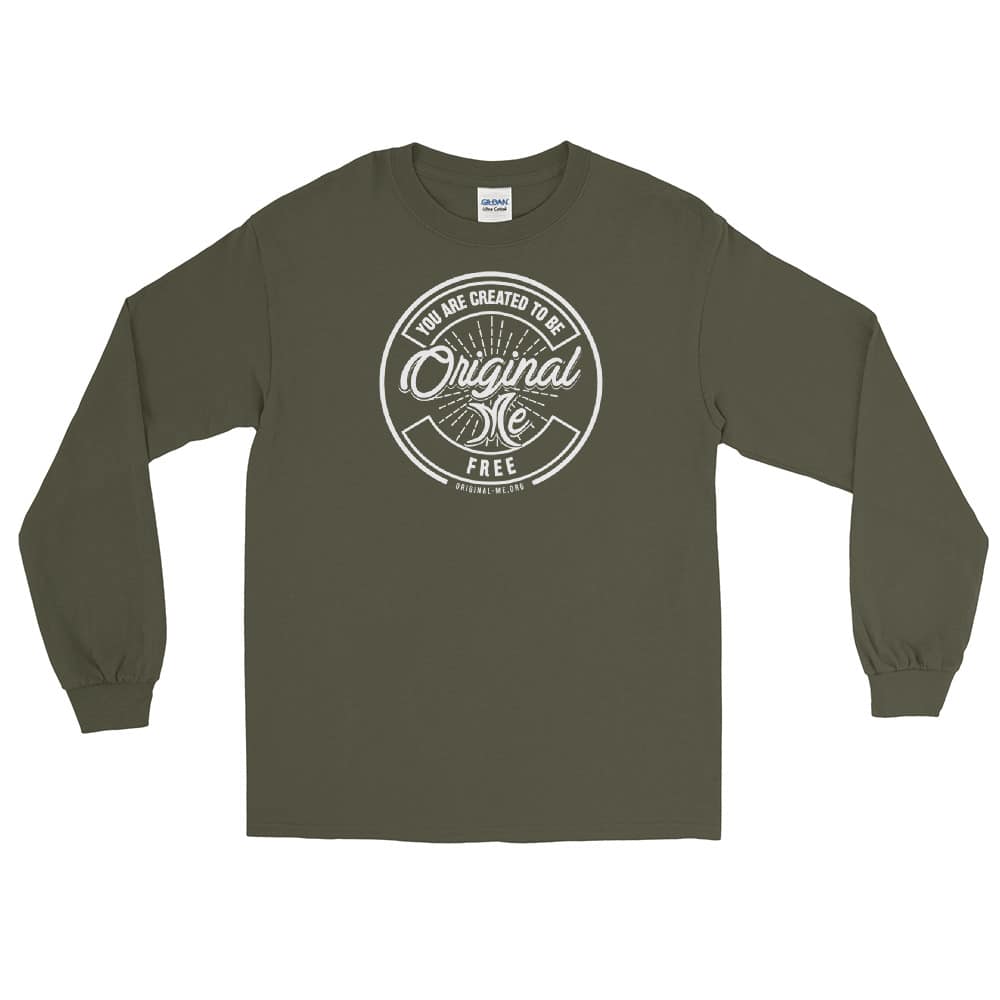 Retro - Free - Long Sleeve T-Shirt - Original Me - Image 3